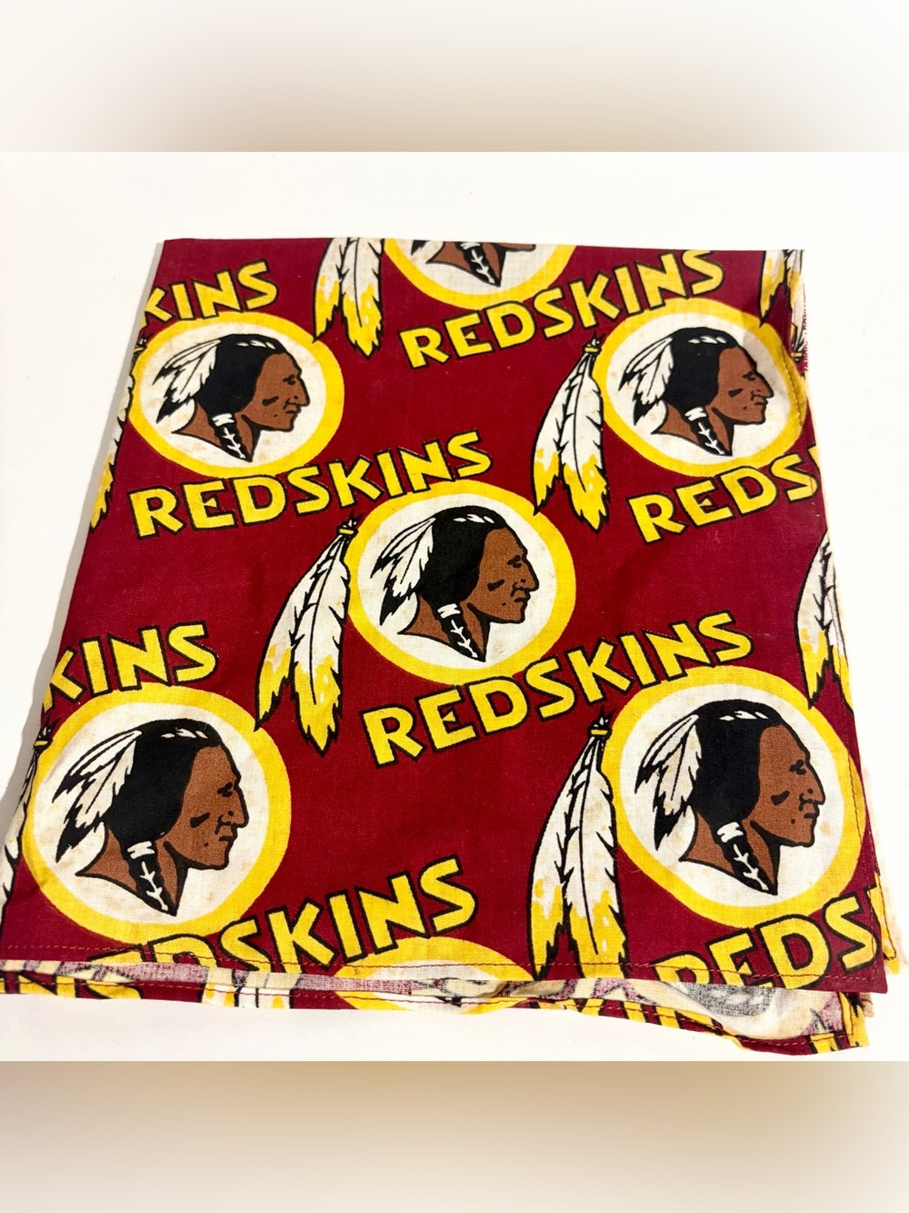 Washington Redskins Bandana Scarf 21x19 NFL Football Fabric Traditions 1994 VTG